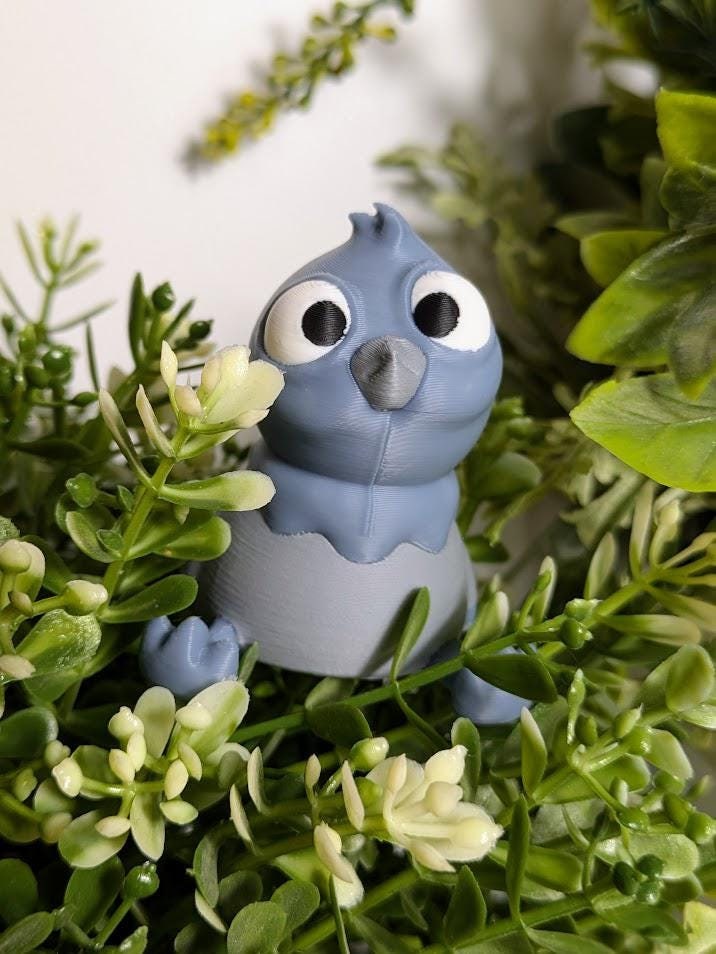 Derpy Pigeon Desk Buddy Silly Pigeon Figurine Desk Toy Bird Desk Decoration for Home or Office Coworker Gift!