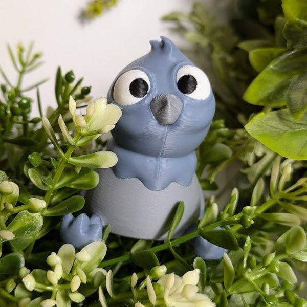 Derpy Pigeon Desk Buddy Silly Pigeon Figurine Desk Toy Bird Desk Decoration for Home or Office Coworker Gift!