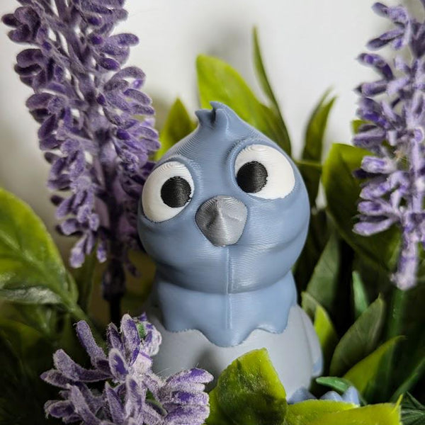 Derpy Pigeon Desk Buddy Silly Pigeon Figurine Desk Toy Bird Desk Decoration for Home or Office Coworker Gift!