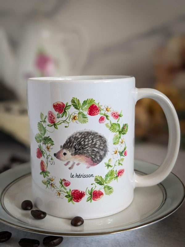 Cottagecore Hedgehog Mug - The Adorable Alchemist