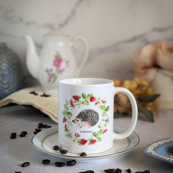 Cottagecore Hedgehog Mug - The Adorable Alchemist