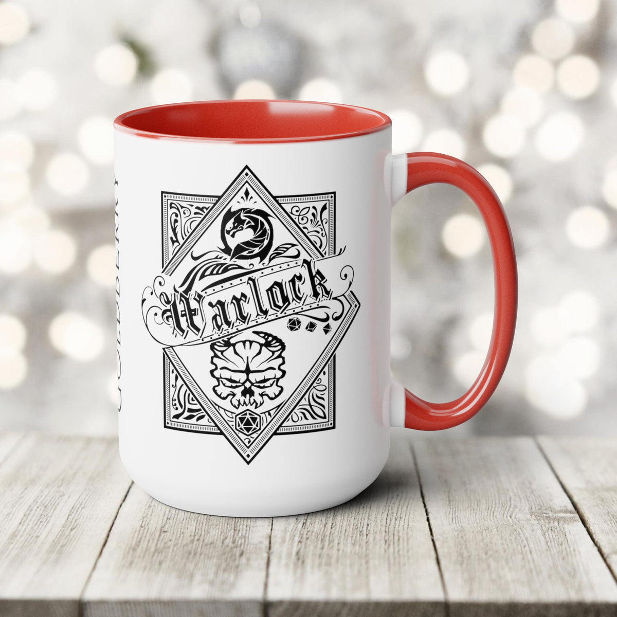 Personalized DnD Mug - Campaign gift for DM and Party - Dungeons and Dragons Gift for Dungeon Master Mug with Name and Class D&D Nerdy Mug