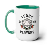 Dungeons and Dragons Mug Tears of My Players DnD Dungeon Master Gift Nerdy Geek Present 15oz Large Coffee Tea Mug