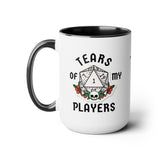 Dungeons and Dragons Mug Tears of My Players DnD Dungeon Master Gift Nerdy Geek Present 15oz Large Coffee Tea Mug