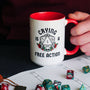 Dungeons and Dragons Mug Crying is a Free Action DnD Themed Mug Funny Gift for Dungeon Master Gift for DM Nerdy Coffee Mug Critical Fail RPG