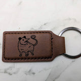 Possum Keychain for Possum Lovers 