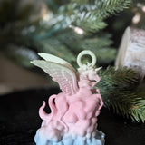 Unicorn Ornament - Unicorn Christmas Tree Ornament Alicorn Unicorn with Wings Great Stocking Stuffer! Princess Ornament Christmas Decoration