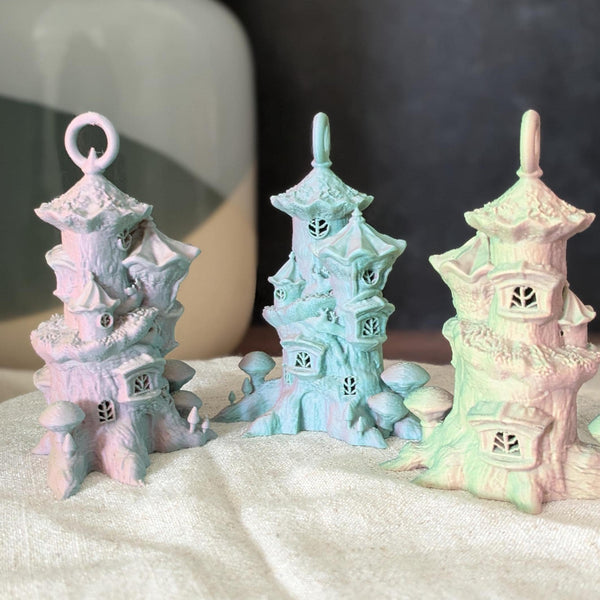 Fairy House Ornament Fairy Christmas Tree Ornament Great Gift for Fairy Lovers! Fae Ornament Fairy Tree House Decoration