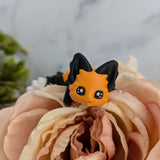 CUSTOMIZABLE Fox Desk Buddy Articulated Fox Figurine Desk Toy - Orange Fox Desk Decoration for Home or Office Coworker Gift! Fidget Toy Fox