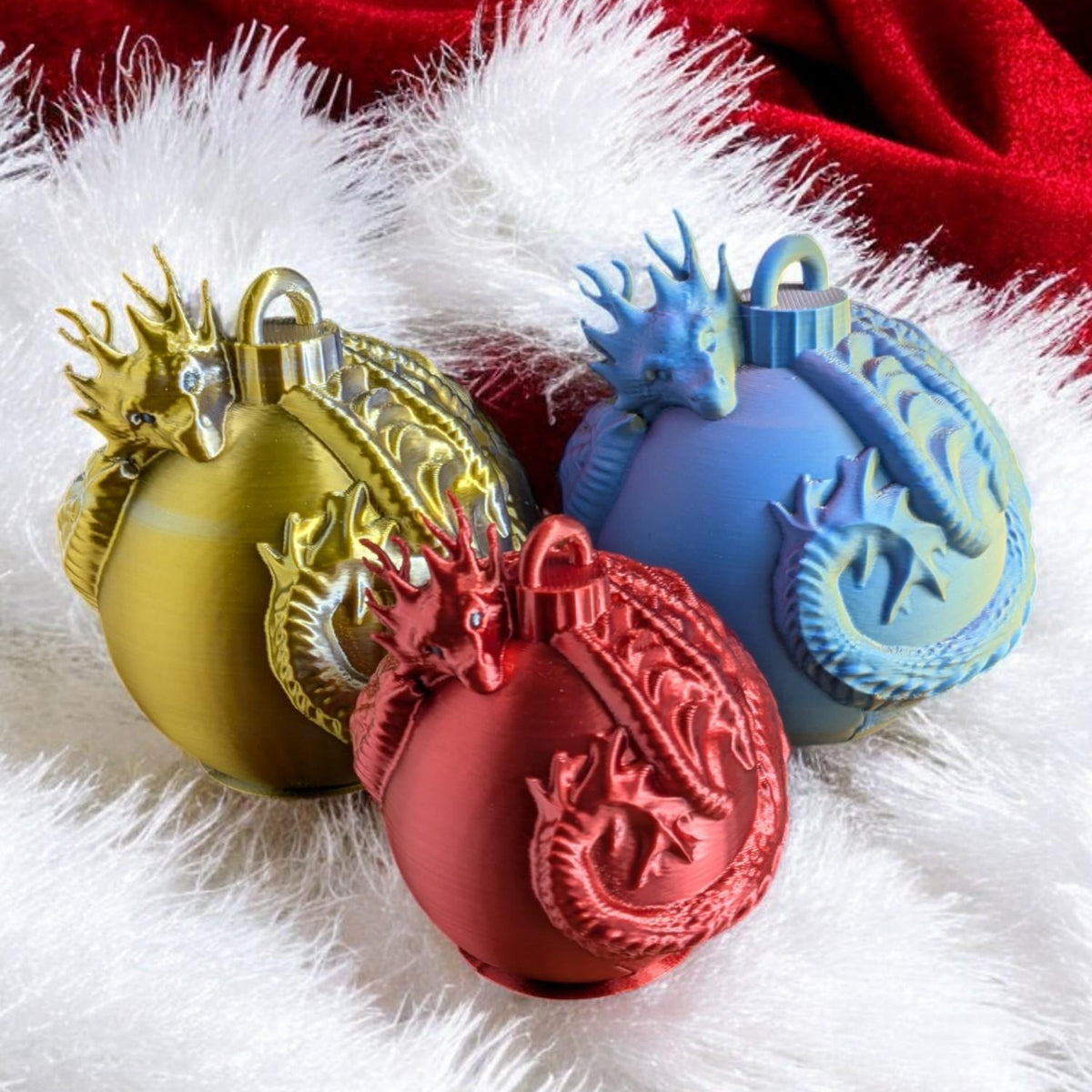 Dragon Christmas Ornament for Dragon Lovers and Fantasy Enthusiasts Great Dungeon Master Gift Nerdy Geeky Tree Ornament