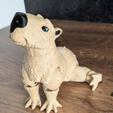 CUSTOMIZABLE Flexi Capybara Desk Buddy Articulated Capybara Figurine Desk Toy