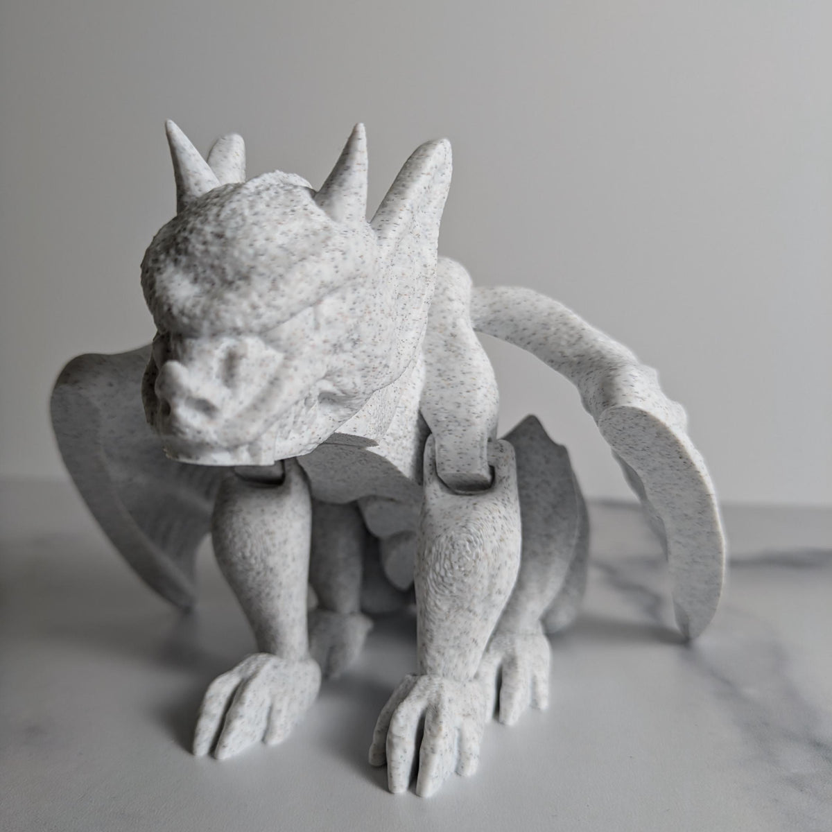 CUSTOMIZABLE Flexi Gargoyle Desk Buddy Articulated Gargoyle Figurine Desk Toy Gothic Gift Gothic Decoration Goth Aesthetic