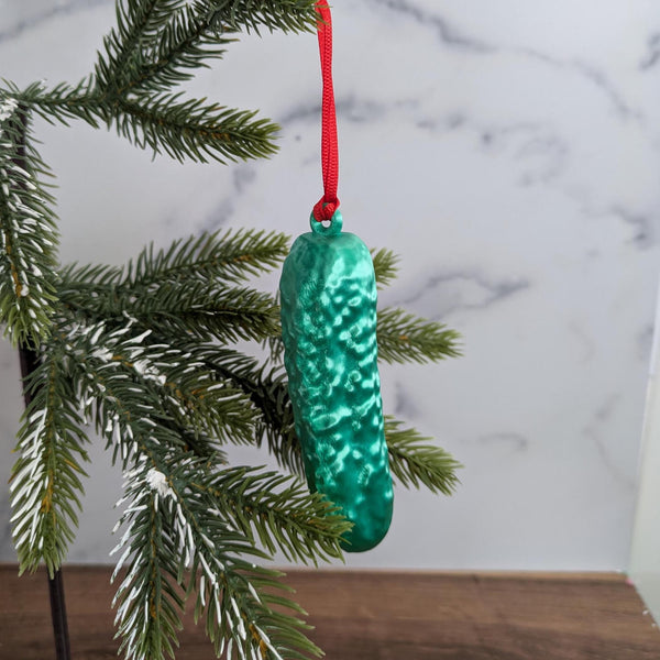 Pickle Ornament - Pickle Christmas Tree Ornament Great Gift for Pickle Lovers! Pickle stocking stuffer