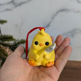 Stabby Duck Ornament - Stabby Duck Christmas Tree Ornament Great Gift for Duck Lovers! Duck stocking stuffer