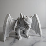 CUSTOMIZABLE Flexi Gargoyle Desk Buddy Articulated Gargoyle Figurine Desk Toy Gothic Gift Gothic Decoration Goth Aesthetic