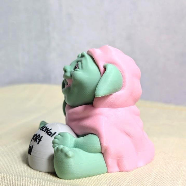 Goblincore Emotional Support Goblin Figurine – Cute Funny Goblin Desk Buddy