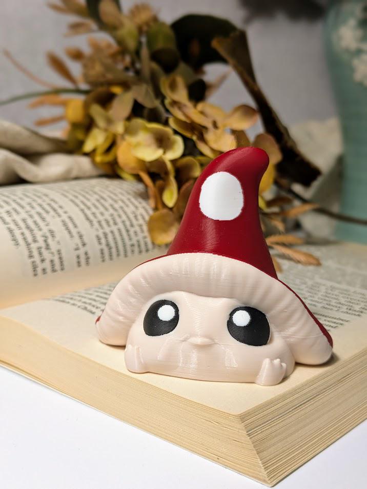 Shy Mushroom Buddy Figurine