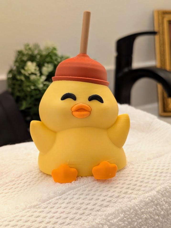 Plunger Duck Figurine