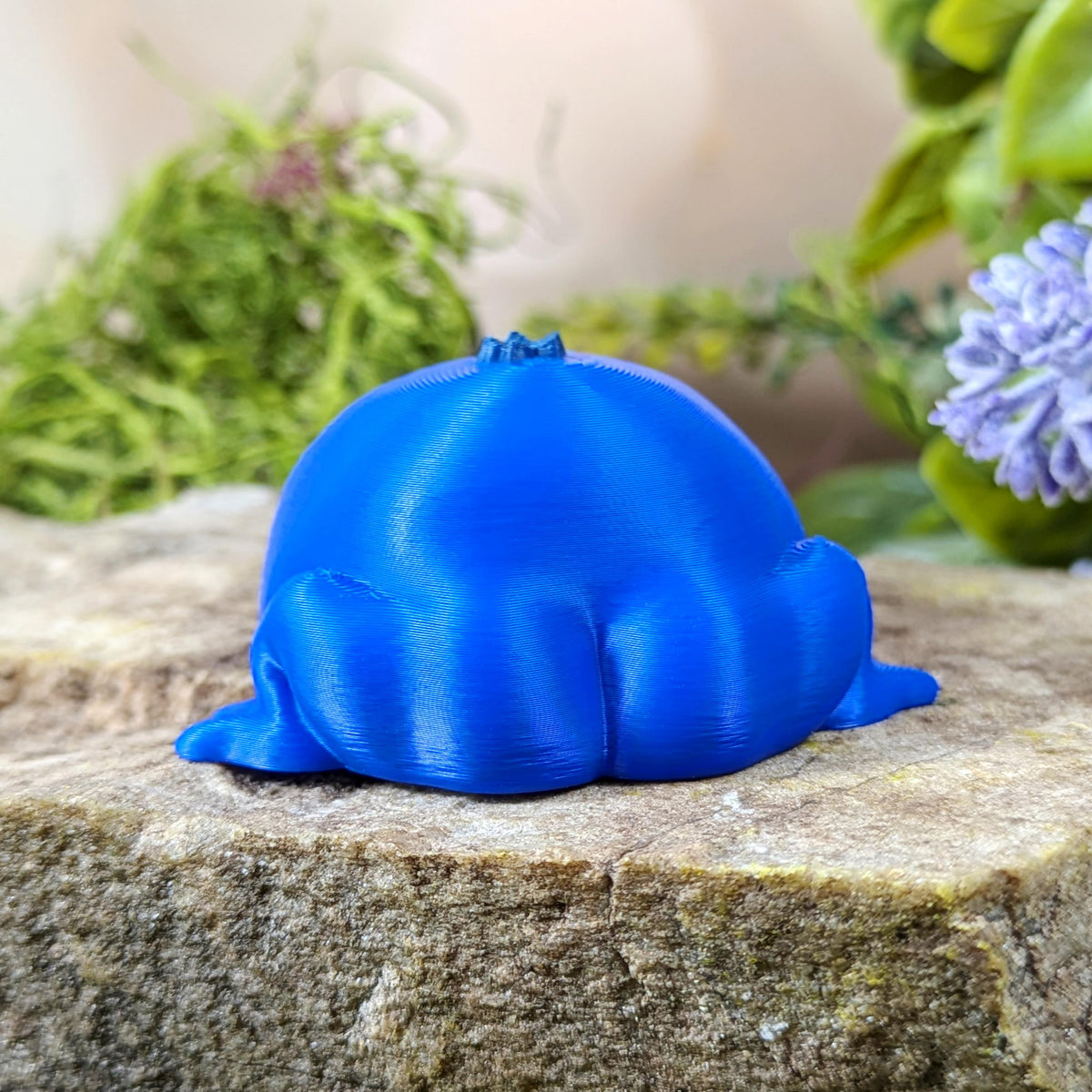 Blueberry Frog Figurine – Whimsical Desk Pet, Weird Frog Gift