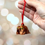Judgmental Frog Ornament: Grumpy Toad Christmas Tree Decor - Funny Animal Sculpture