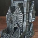 DnD Haunted House Dice Tower Dungeons and Dragons Dice Tower Haunted Mansion D&D games Dungeon Master Gift Halloween DnD